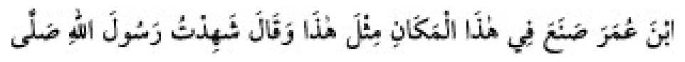 Texto árabe del hadiz de Sunan Abu Dawud