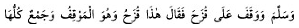 Texto árabe del hadiz de Sunan Abu Dawud
