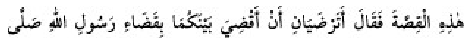 Texto árabe del hadiz de Sunan Abū Dāwūd