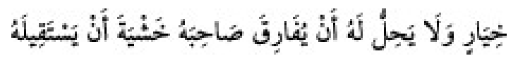 Texto árabe del hadiz de Sunan Abū Dāwūd