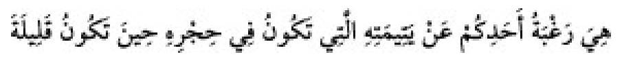 Texto árabe del hadiz de Sunan Abū Dāwūd