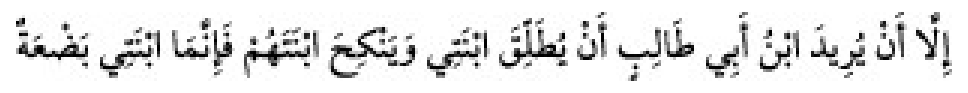 Texto árabe del hadiz de Sunan Abū Dāwūd