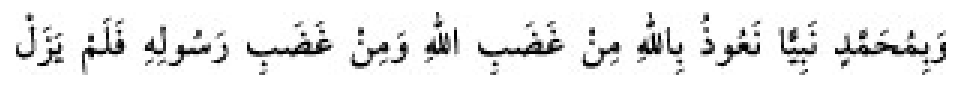 Texto árabe del hadiz de Sunan Abu Dawud