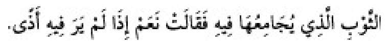 Texto árabe del hadiz de Sunan Abū Dāwūd