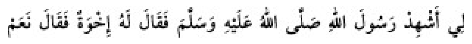 Texto árabe del hadiz de Sunan Abū Dāwūd
