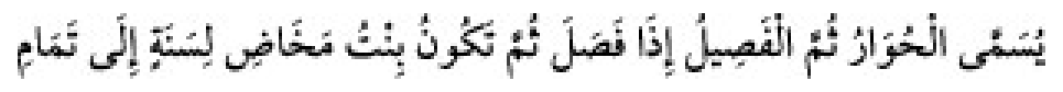 Texto árabe del hadiz de Sunan Abū Dāwūd