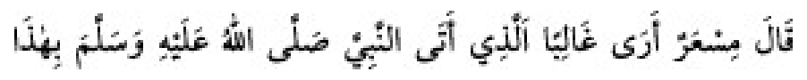 Texto árabe del hadiz de Sunan Abū Dāwūd