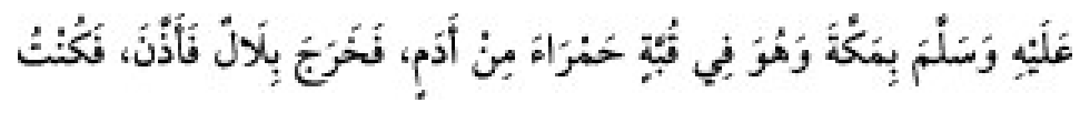 Texto árabe del hadiz de Sunan Abū Dāwūd