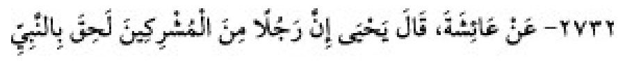 Texto árabe del hadiz de Sunan Abū Dāwūd