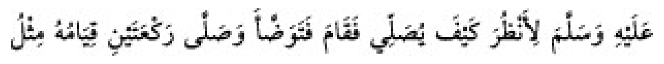 Texto árabe del hadiz de Sunan Abu Dawud