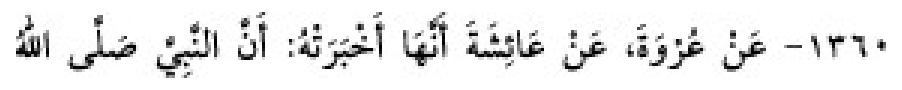 Texto árabe del hadiz de Sunan Abu Dawud