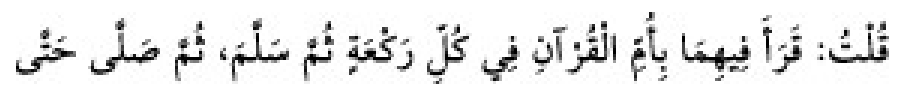 Texto árabe del hadiz de Sunan Abu Dawud