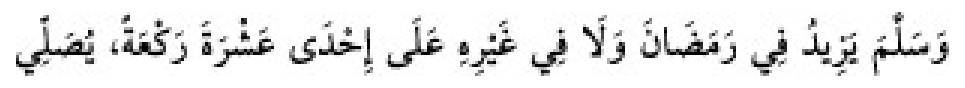 Texto árabe del hadiz de Sunan Abu Dawud
