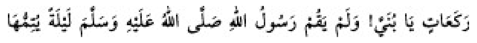 Texto árabe del hadiz de Sunan Abu Dawud