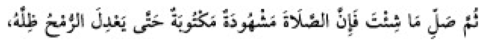 Texto árabe del hadiz de Sunan Abu Dawud
