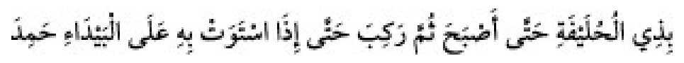 Texto árabe del hadiz de Sunan Abū Dāwūd