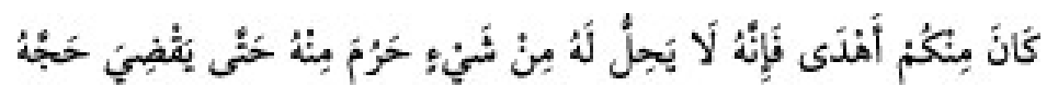 Texto árabe del hadiz de Sunan Abū Dāwūd