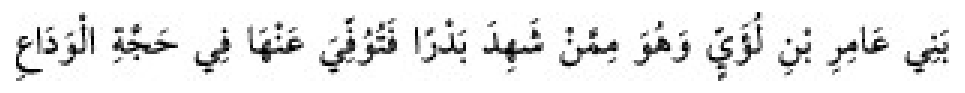Texto árabe del hadiz de Sunan Abū Dāwūd