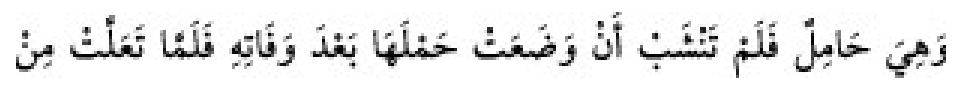 Texto árabe del hadiz de Sunan Abū Dāwūd