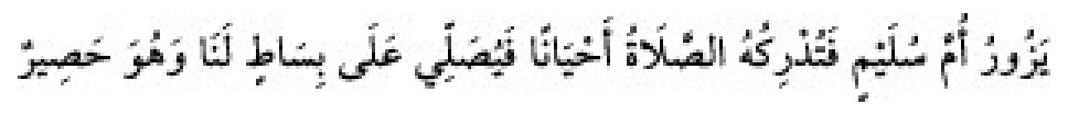 Texto árabe del hadiz de Sunan Abū Dāwūd