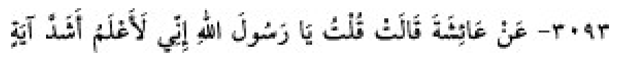 Texto árabe del hadiz de Sunan Abu Dawud