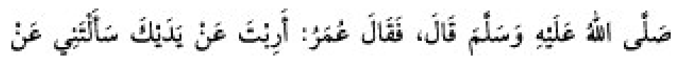 Texto árabe del hadiz de Sunan Abu Dawud