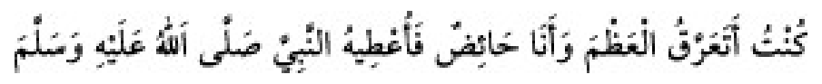 Texto árabe del hadiz de Sunan Abū Dāwūd