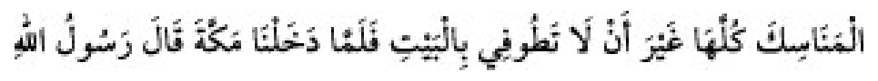 Texto árabe del hadiz de Sunan Abu Dawud