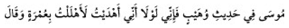 Texto árabe del hadiz de Sunan Abu Dawud