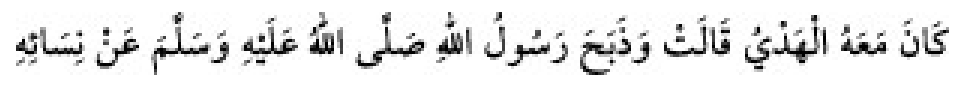 Texto árabe del hadiz de Sunan Abu Dawud