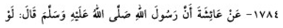 Texto árabe del hadiz de Sunan Abu Dawud