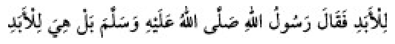 Texto árabe del hadiz de Sunan Abu Dawud