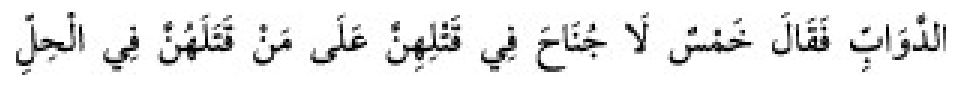 Texto árabe del hadiz de Sunan Abū Dāwūd
