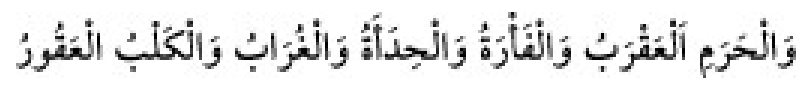 Texto árabe del hadiz de Sunan Abū Dāwūd