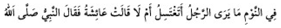Texto árabe del hadiz de Sunan Abū Dāwūd