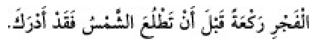 Texto árabe del hadiz de Sunan Abū Dāwūd