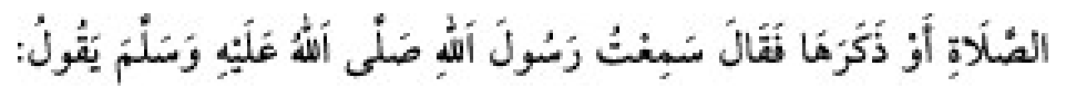 Texto árabe del hadiz de Sunan Abū Dāwūd