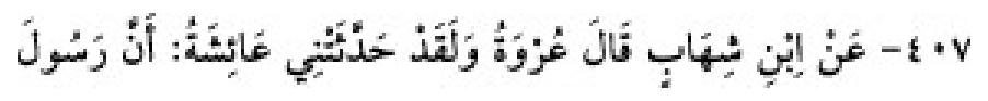 Texto árabe del hadiz de Sunan Abū Dāwūd