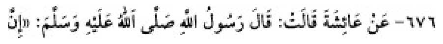 Texto árabe del hadiz de Sunan Abū Dāwūd