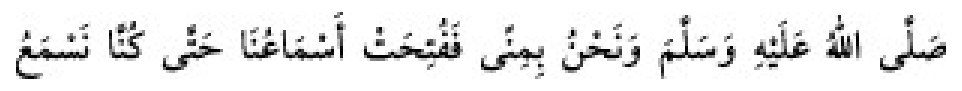 Texto árabe del hadiz de Sunan Abū Dāwūd