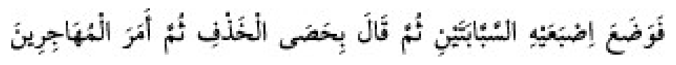 Texto árabe del hadiz de Sunan Abū Dāwūd