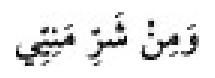 Texto árabe del hadiz de Sunen-i Ebû Dâvûd