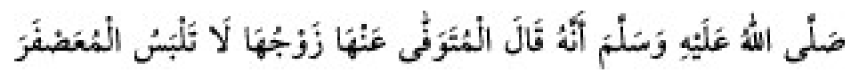 Texto árabe del hadiz de Sunan Abū Dāwūd