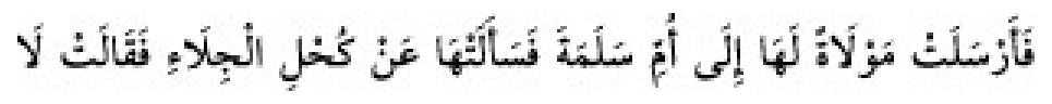 Texto árabe del hadiz de Sunan Abū Dāwūd