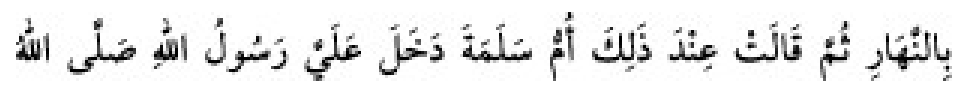 Texto árabe del hadiz de Sunan Abū Dāwūd