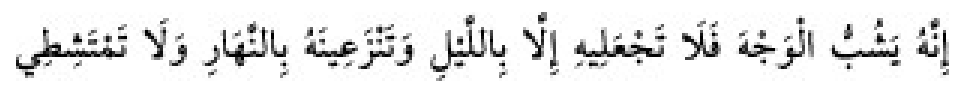 Texto árabe del hadiz de Sunan Abū Dāwūd
