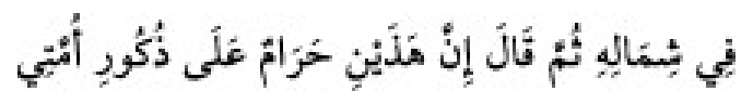 Texto árabe del hadiz de Sunan Abū Dāwūd