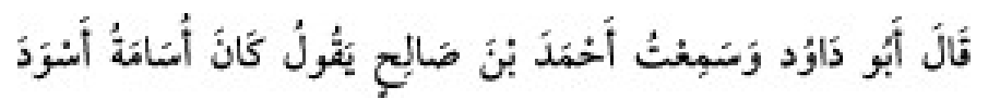 Sunan Abu Dāwūd Arabic hadith text
