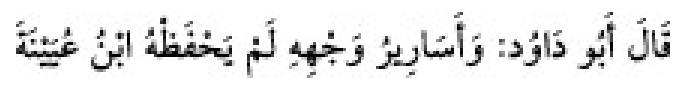 Sunan Abu Dāwūd Arabic hadith text