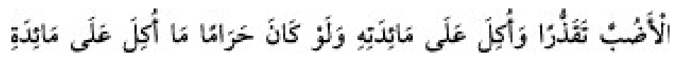 Texto árabe del hadiz de Sunan Abū Dāwūd